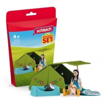Schleich kampovanje sa Kim 42745
