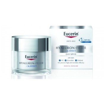 EUCERIN HYALURON-FILLER DNEVNA KREMA ZA SUVU KOŽU SPF15 50ML 63485