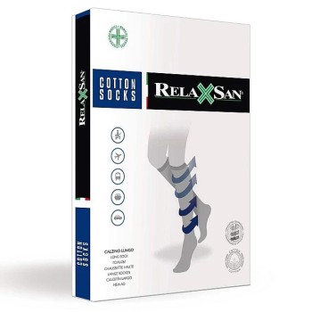 Relaxsan Coton dokolenica unisex 22-27mmHg 280 DEN br. 3 crna