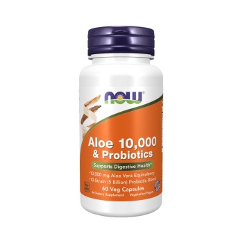 NOW Aloe & Probiotic 60 kapsula