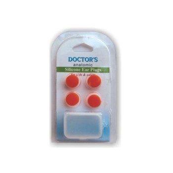 Doctors silikonski anatomski čepovi za uši 4 komada