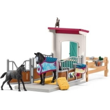 Schleich boks za konje sa konjem i ždrebetom 42611