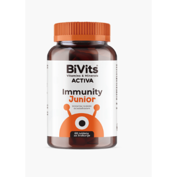 BIVITS ACTIVA IMMUNITY JUNIOR TABLETE ZA ŽVAKANJE A 60