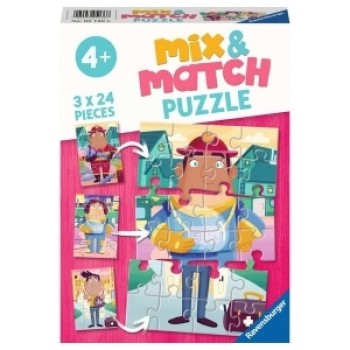 Ravensburger puzzle mix&match moji omiljeni poslovi 05136