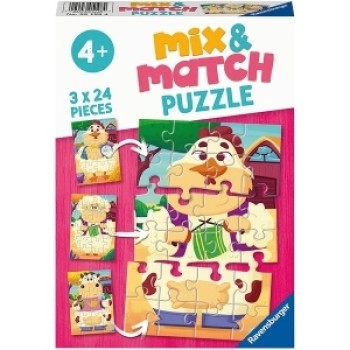 Ravensburger puzzle mix&match moji prijatelji sa farme 05198