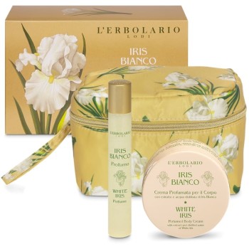 L'Erbolario White Iris set Beauty Case (parfem 15ml i krema 75ml)