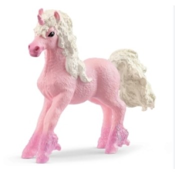 Schleich cvetni jednorog ždrebe 70832
