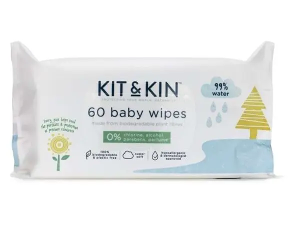 Kit & Kin Baby vlažne maramice 60 komada