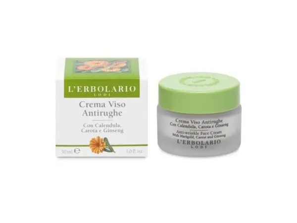 L'Erbolario Viso krema za lice neven, mrkva i žen-šen 30ml