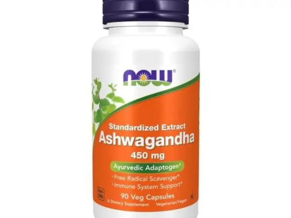 NOW Ashwaganda 450mg, 90 kapsula