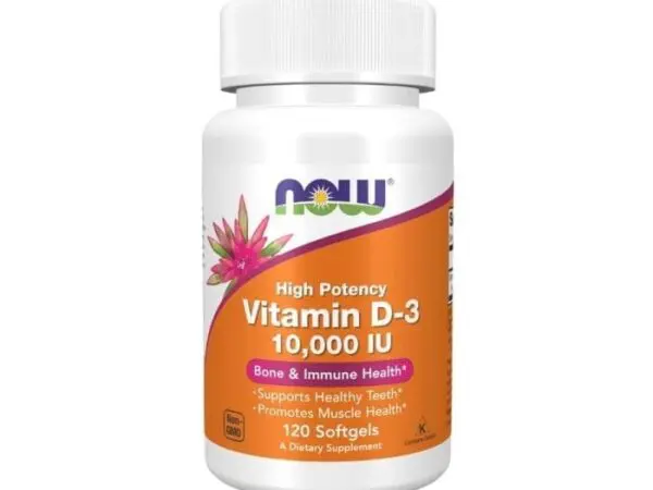 NOW Vitamin D3 10.000IU 120kapsula