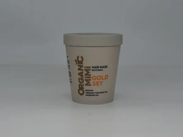 Organic Mimi Gold Set maska za oštećenu kosu 200ml