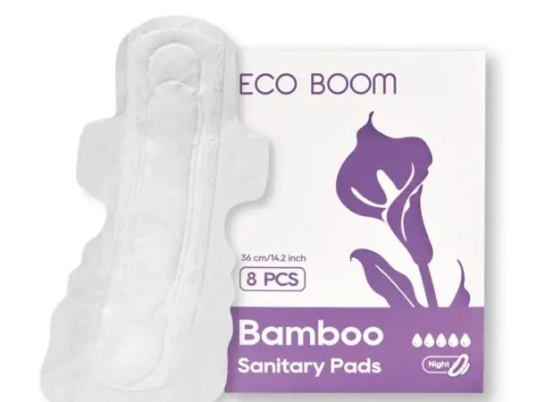 Eco Boom higijenski ulošci od bambusa Night 8 komada