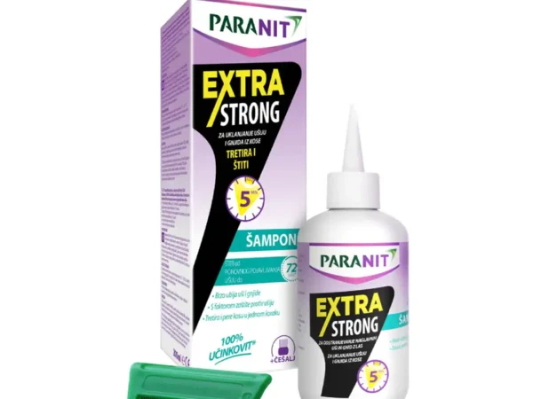 Paranit Extra Strong šampon + češalj 200ml