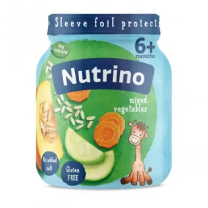 Nutrino Organic kašica šljiva i kruška sa pirinčem 125g