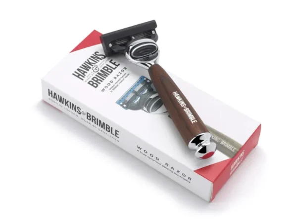 Hawkins & Brimble brijač braon drvo