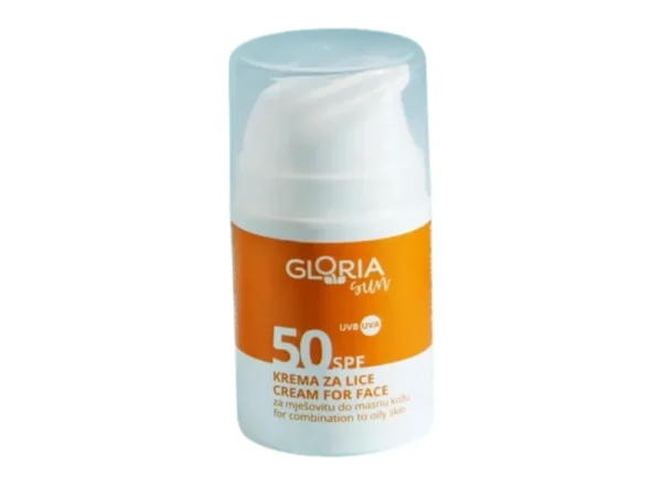 Gloria krema za lice SPF50 za mešovitu do masnu kožu 50ml