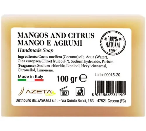 Azeta Bio organski sapun mango i citrus 100g