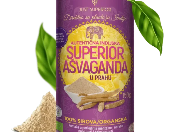 Just Superior organska ašvaganda u prahu 150g