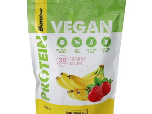 Bombbar Vegan protein jagoda-banana smuti 900g