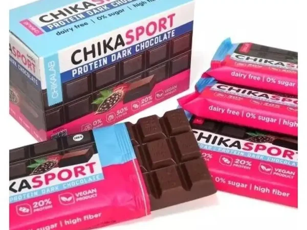 Chikalab Chikasport crna čokolada 100g