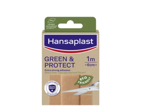 Hansaplast Green & Protect flasteri 10x6cm 10 komada