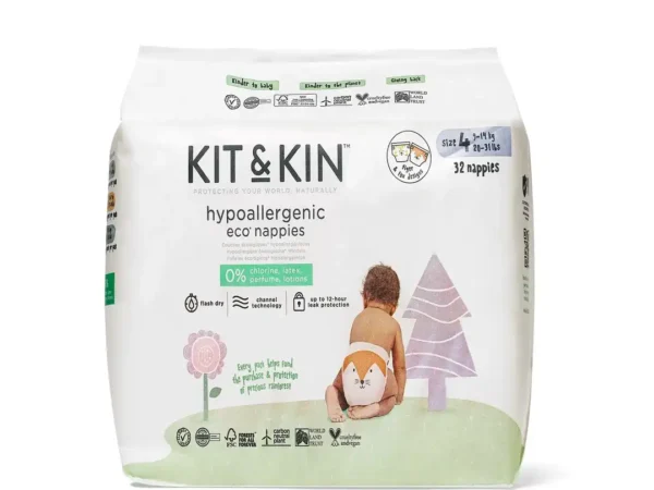 Kit & Kin pelene 4 (9-14kg) 22 komada