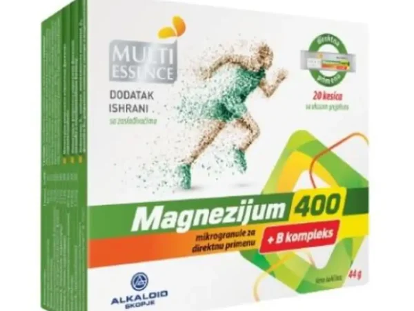 Multi Essence magnezijum 400 + B kompleks 20 kesica