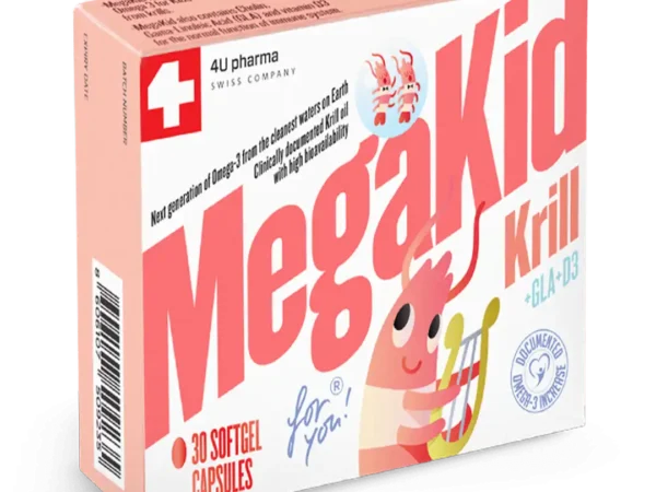 MegaKid Krill + GLA + D3 30 kapsula
