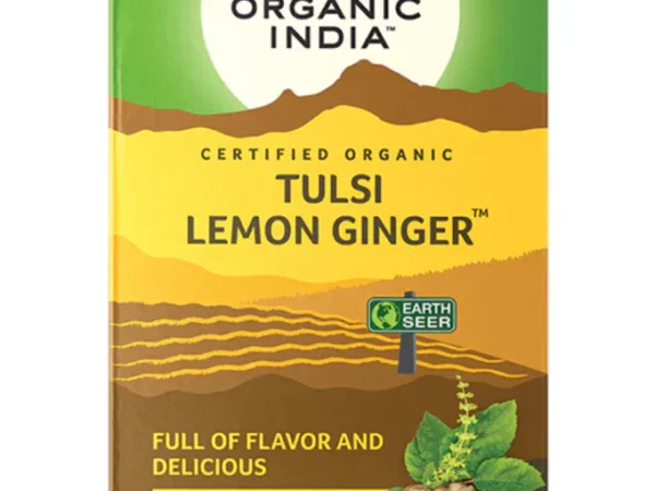 Organic India Tulsi Lemon Ginger čaj 25 kesica