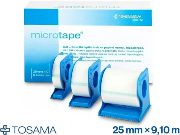3M Microtape papirni flaster 2,5cm x 9,1m
