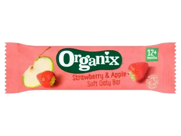 Organix mekane ovsene štanglice jagoda i jabuka 12m+ 30g