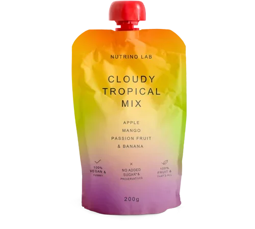 Nutrino Lab CLOUDY TROPICAL MIX – jabuka, banana, mango, marakuja, 180g