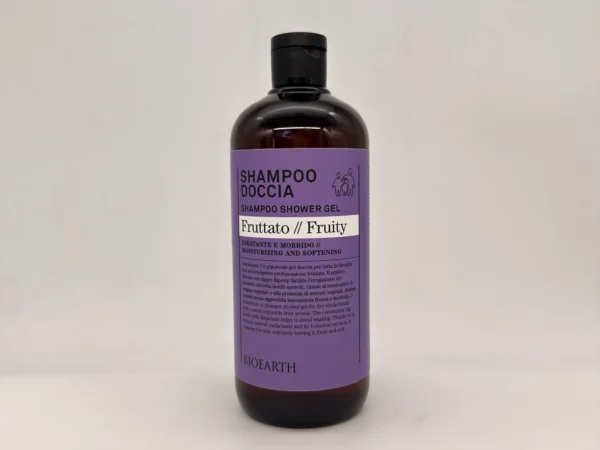 Bioearth family gel za tuširanje i šampon za celu porodicu voćkice 500ml