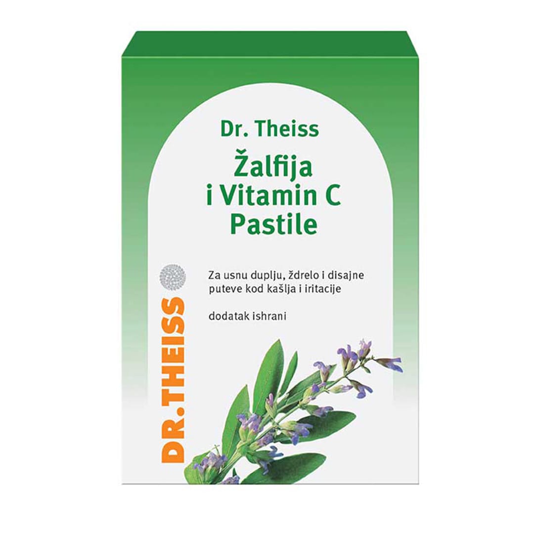 Dr. Theiss Žalfija + vitamin C pastile 24 komada