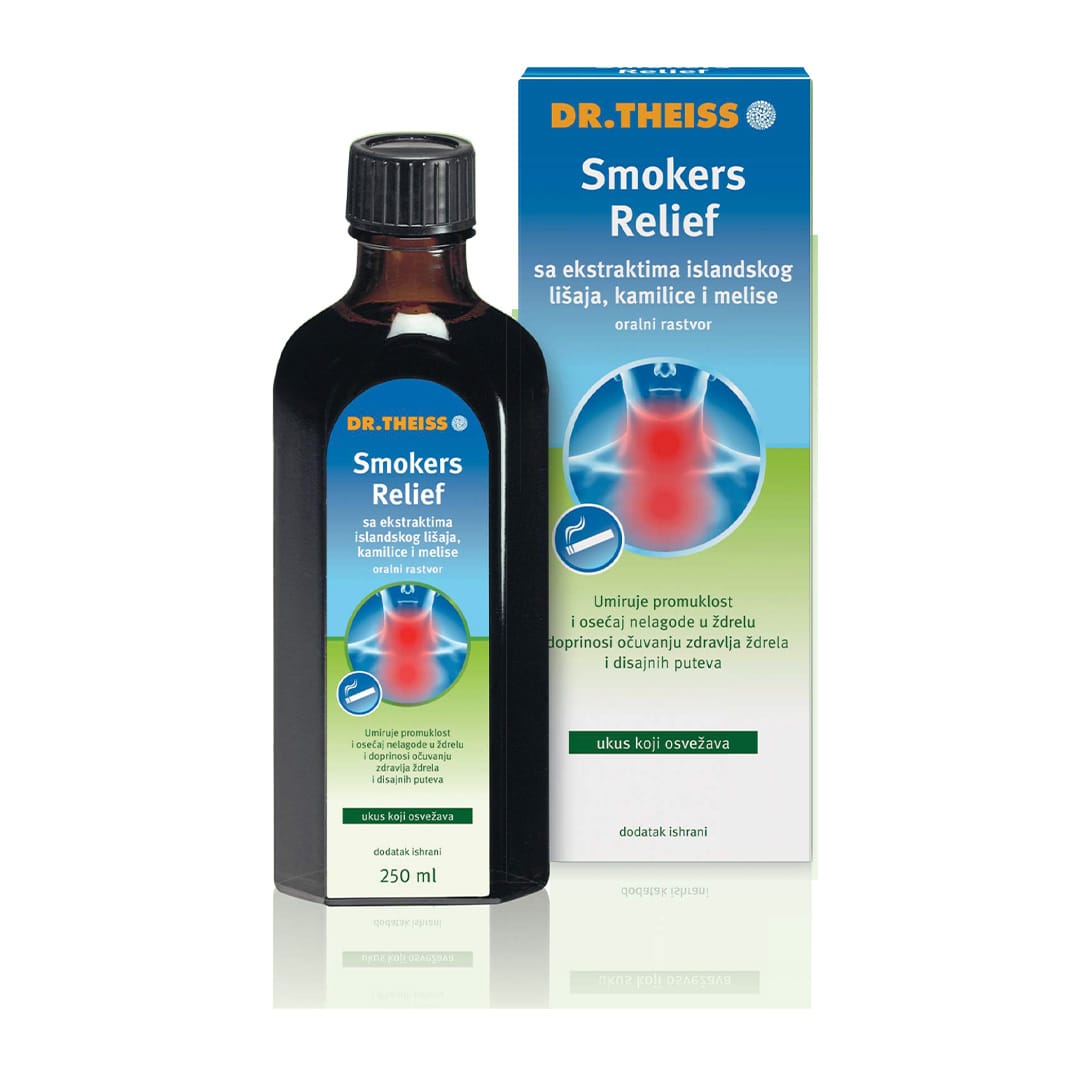 Dr. Theiss Smokers Relief – sirup za pušače 250ml