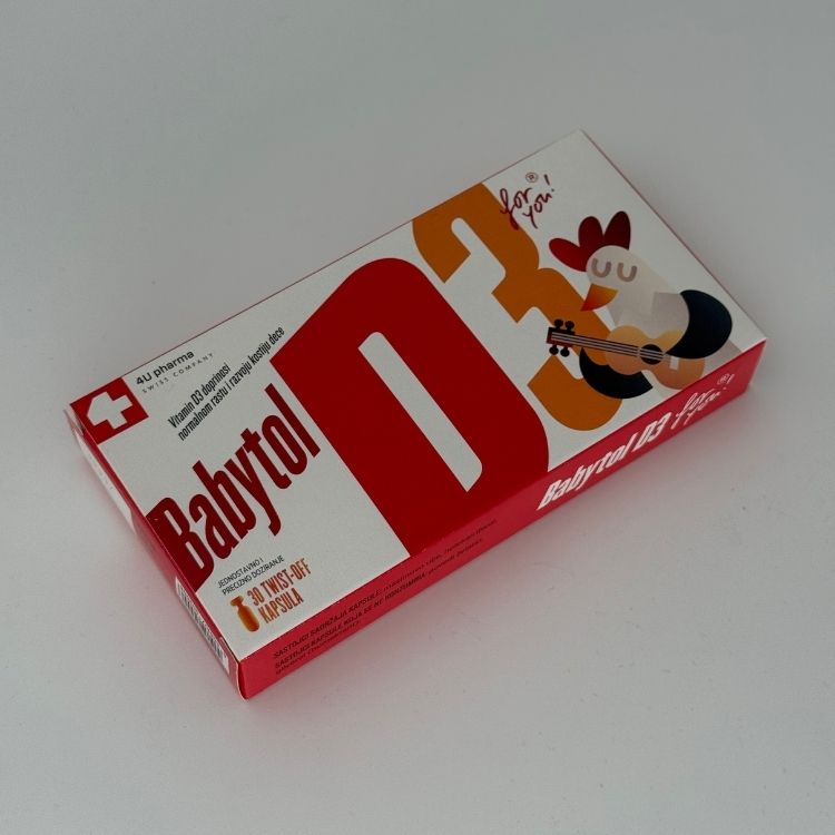 BABYTOL D3 TWIST OFF 30 kapsula