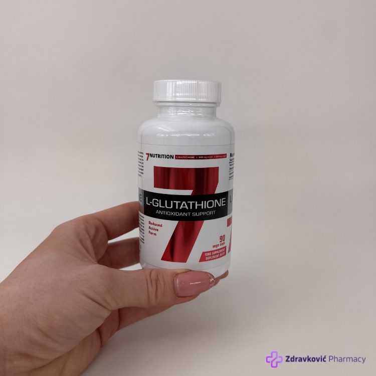 7 NUTRITION L-GLUTATHIONE 500MG 90 kapsula