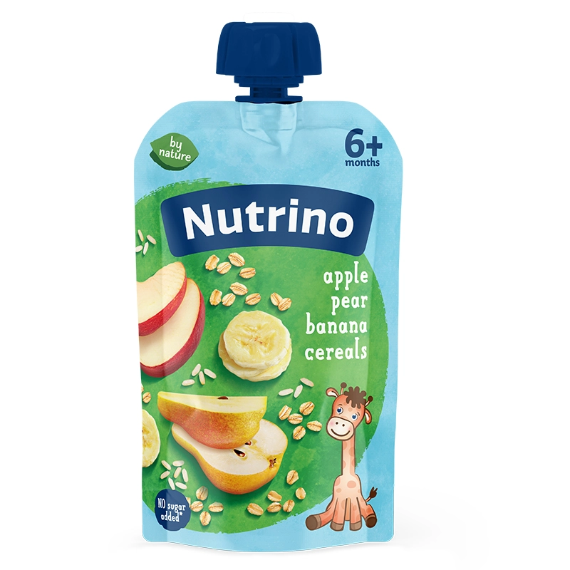 Nutrino voćni pire jabuka kruška banana sa žitaricama 100g