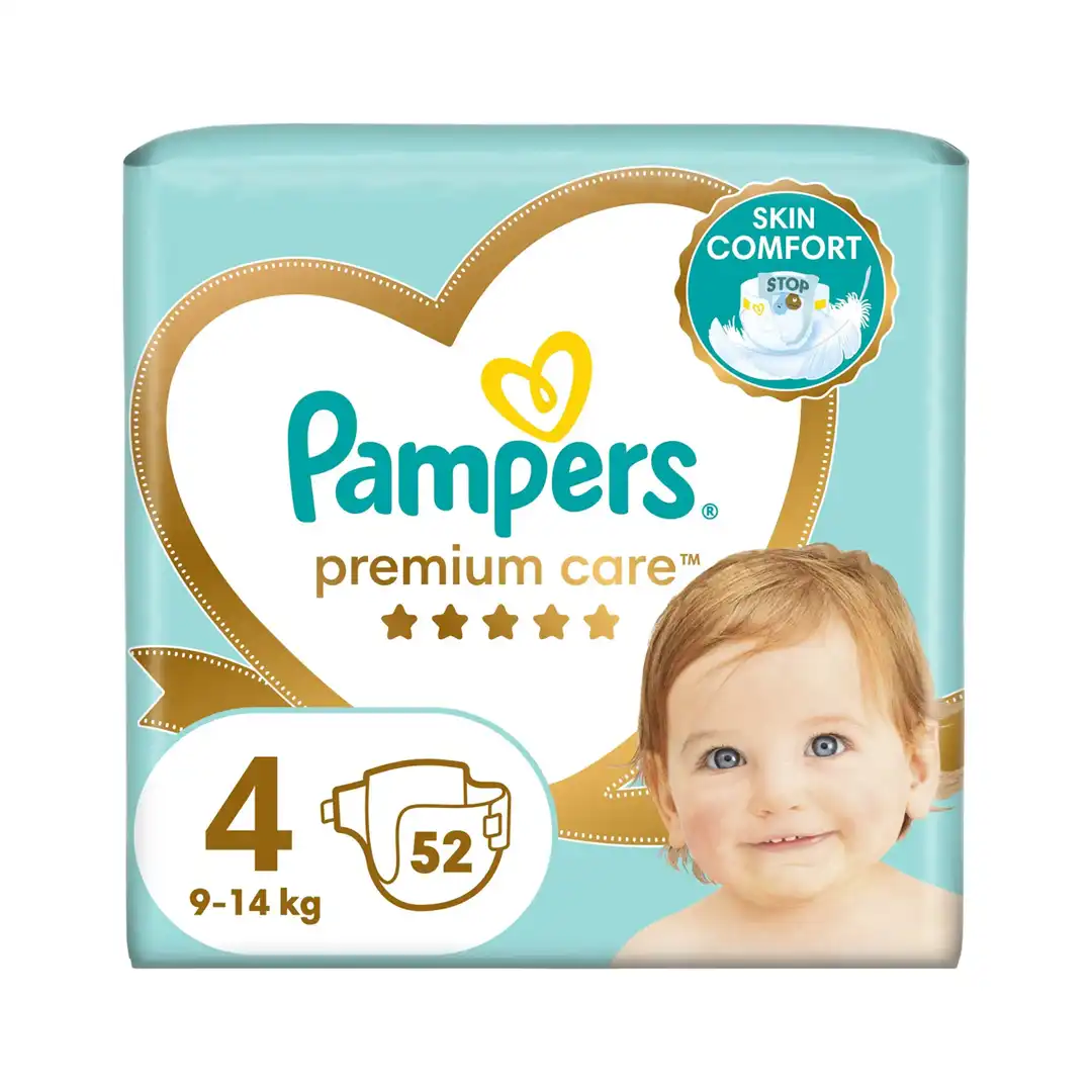 Pampers premium VP 4 maxi 9-14kg 52komada