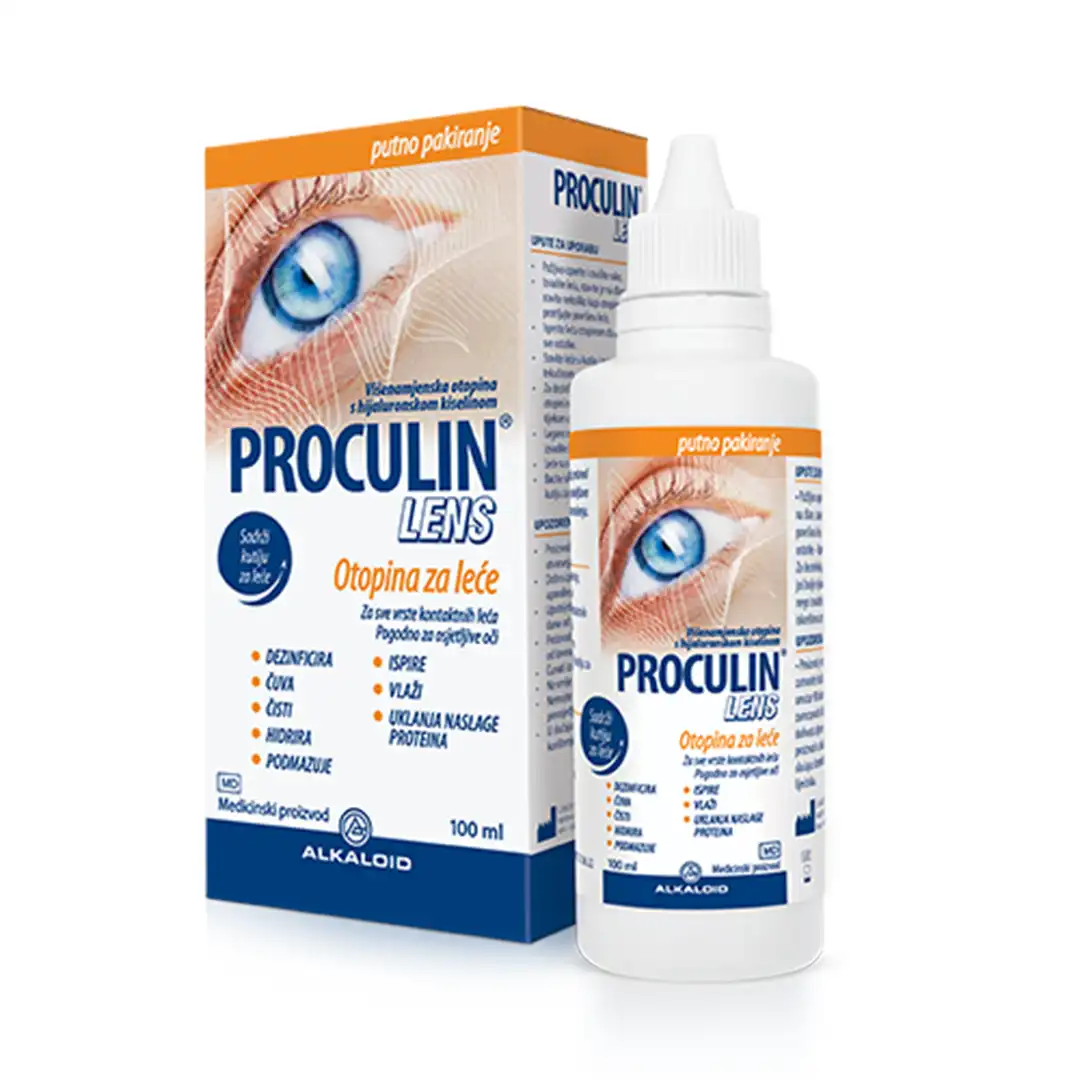 Proculin Soft Lens travel pack rastvor za sve vrste sočiva 100ml