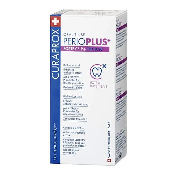 CURAPROX TEČNOST ZA ISPIRANJE USTA PERIO PLUS FORTE CHX 0.20 200ml