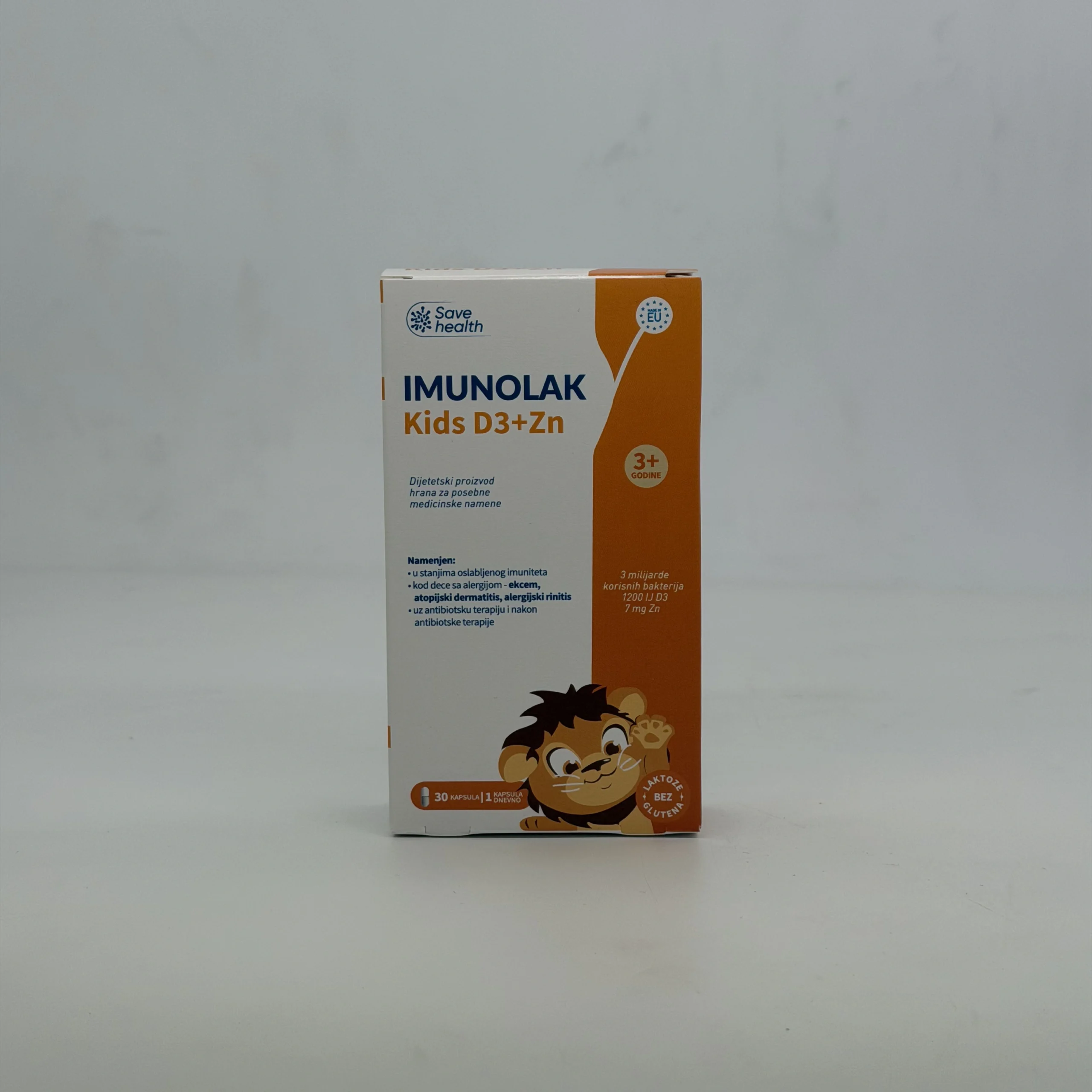 Imunolak Kids D3+Zn 30 kapsula