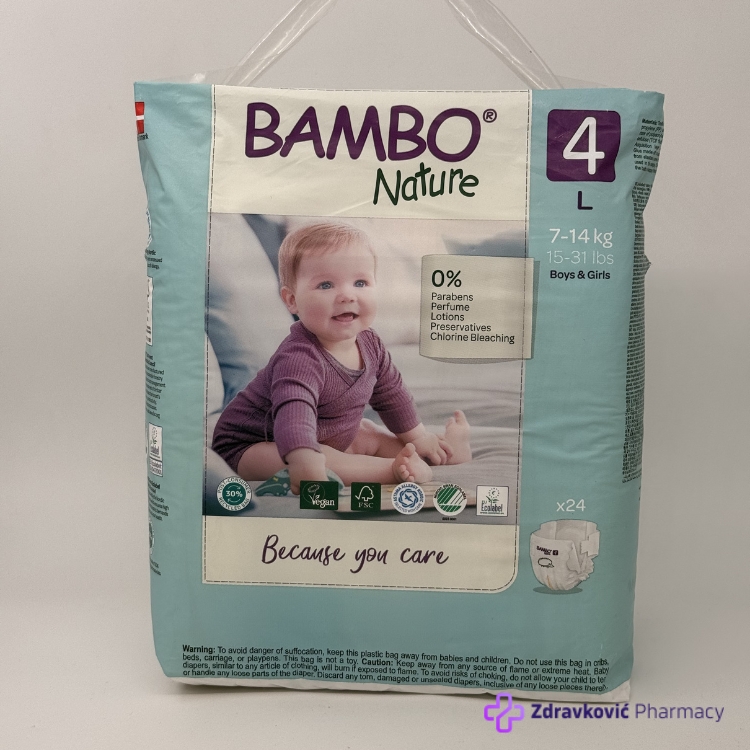 BAMBO NATURE ECO-FRIENDLY 4 -24komada
