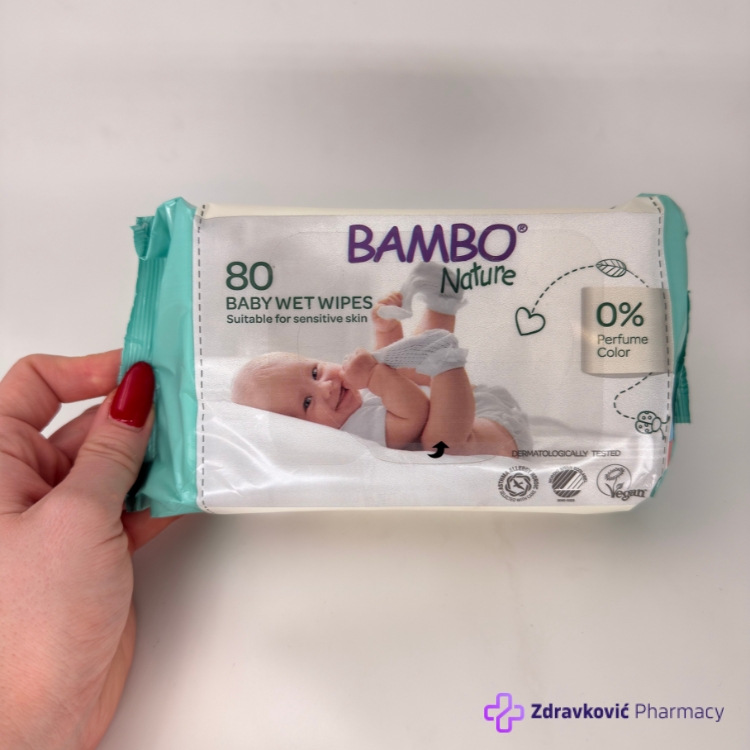 BAMBO NATURE ECO VLAZNE MARAMICE -80komada