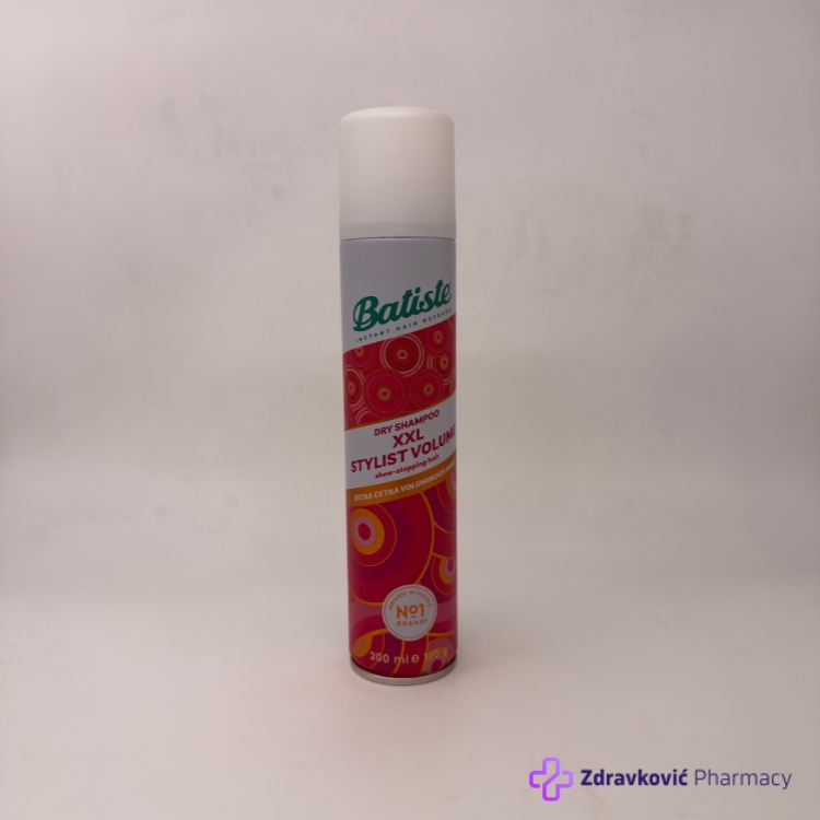 BATISTE SPREJ XXL VOLUMEN ŠAMPON ZA SUVO PRANJE KOSE 200ml