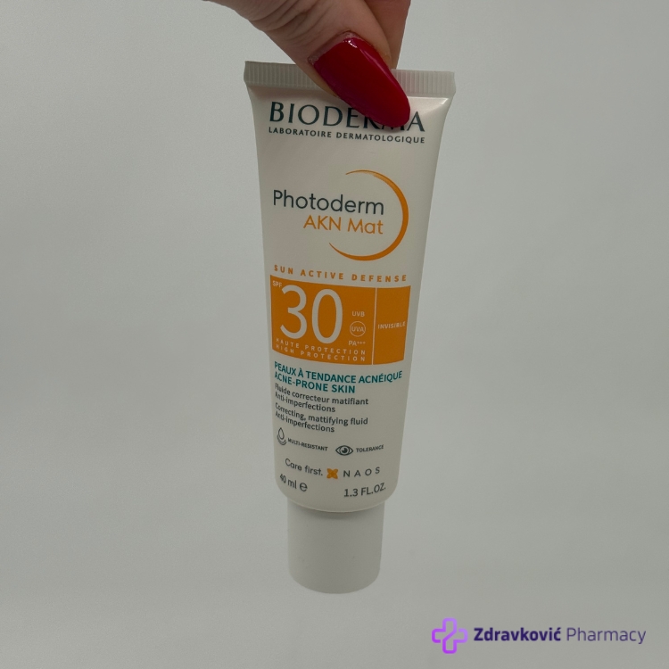 Bioderma Photoderm AKN MAT fluid spf 30+, 40ml