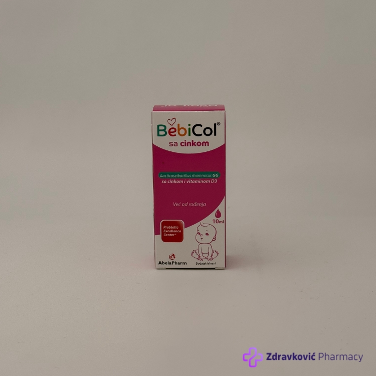 Bebicol Cink+vitamin D3 probiotske kapi, 10ml