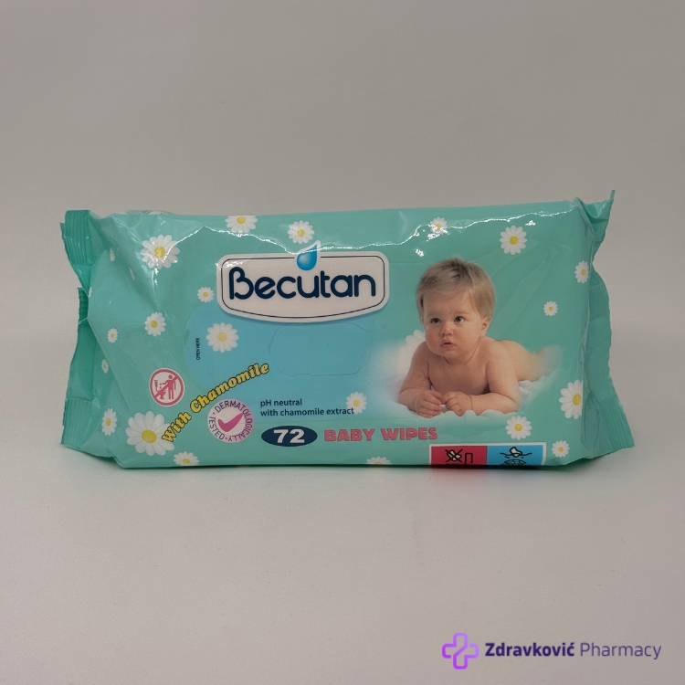 BECUTAN DEČIJE VLAŽNE MARAMICE 72kom