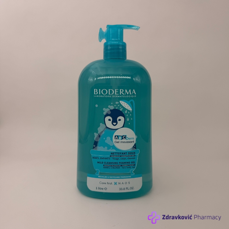 BIODERMA ABCDERM GEL ZA KUPANJE 1L